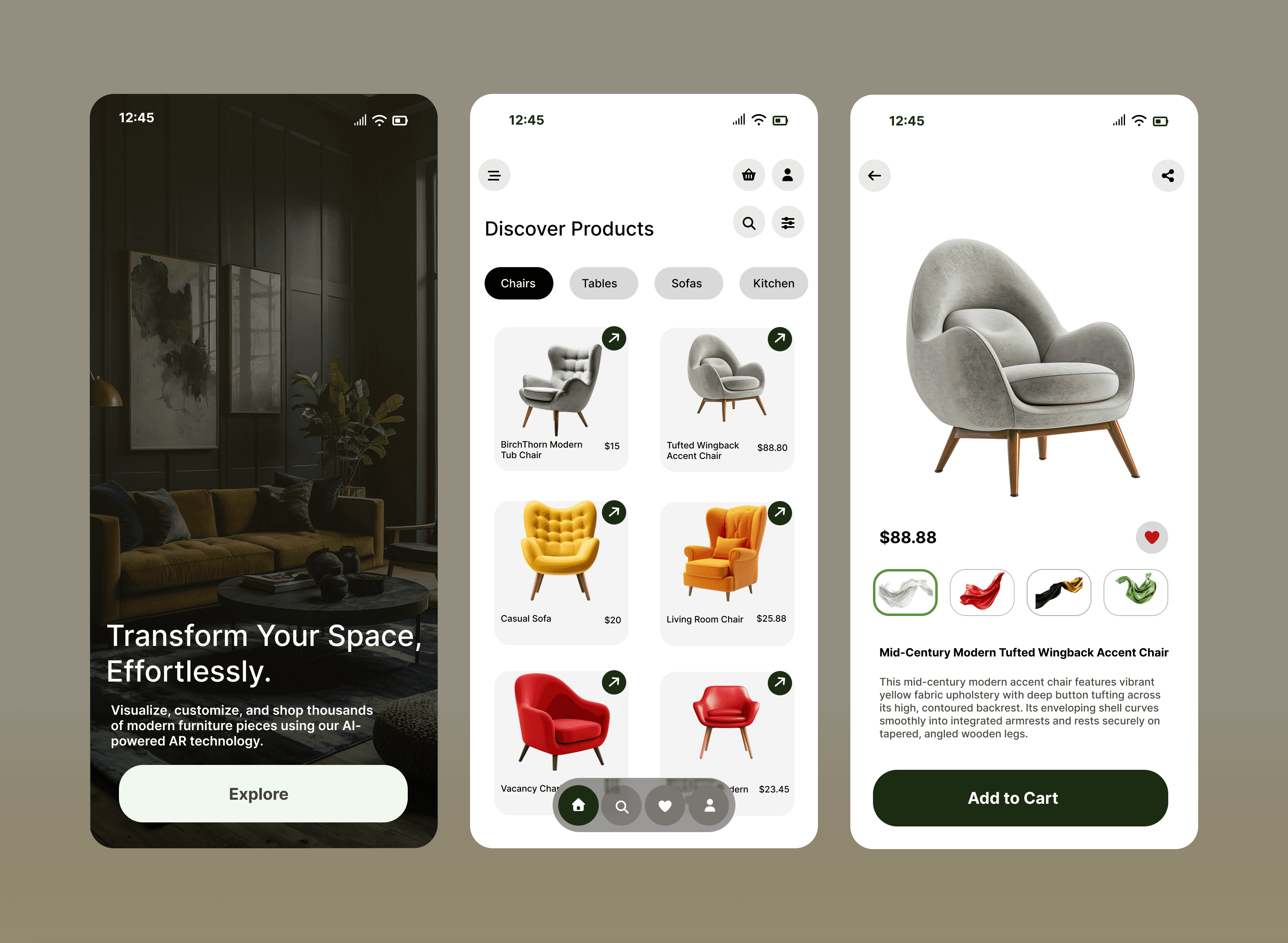 Furniture Selling App