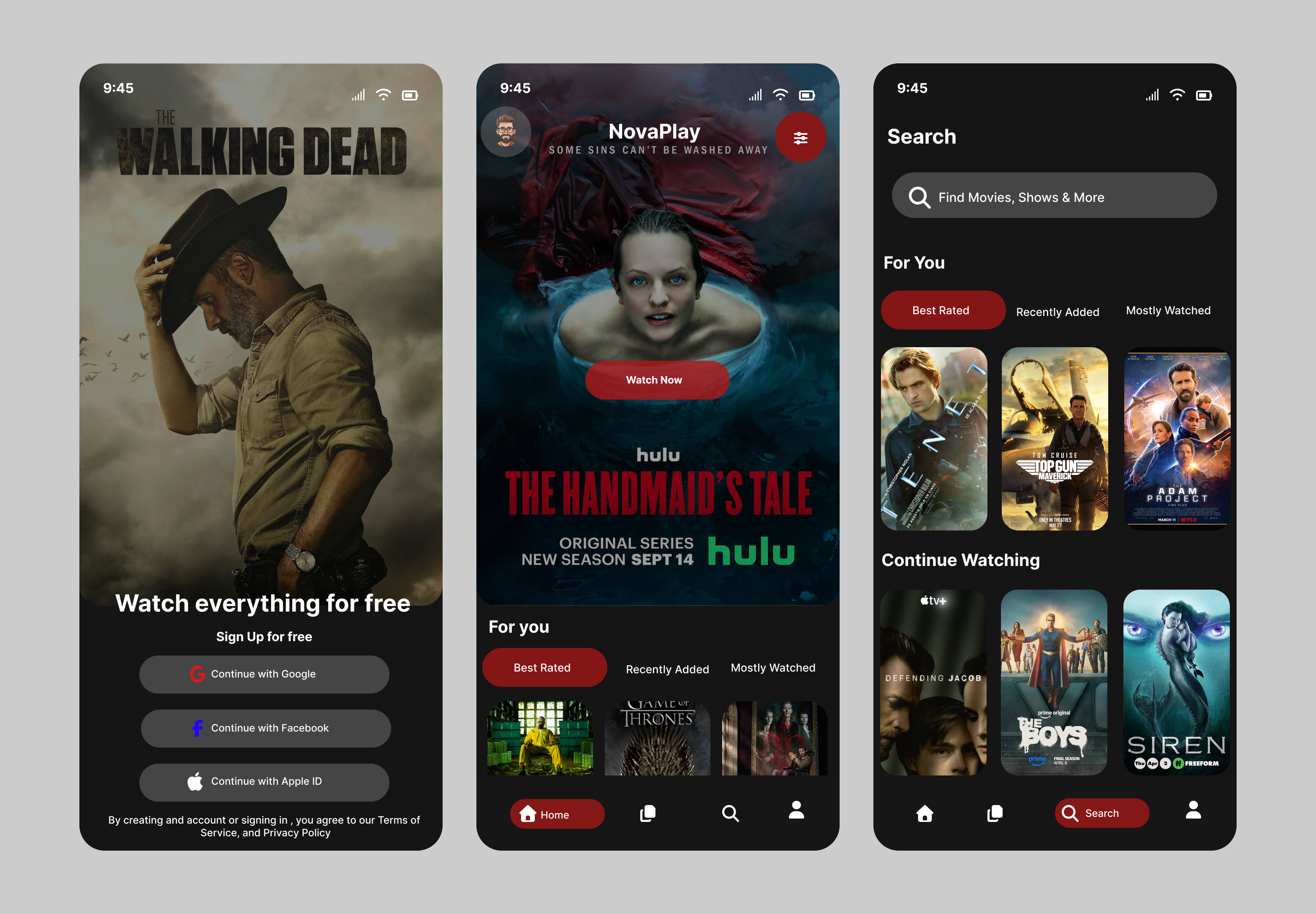 Movie Streaming App