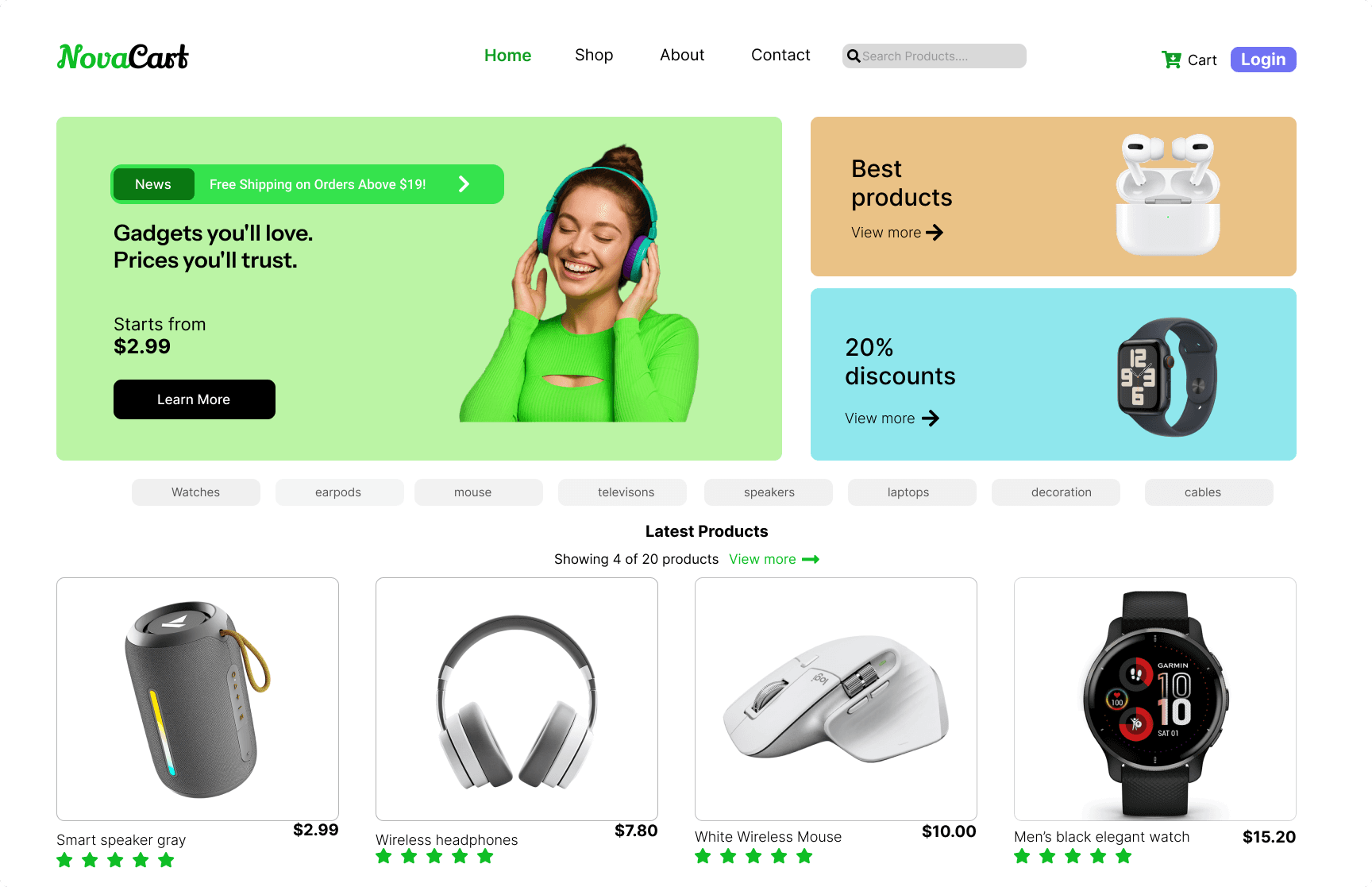 NovaCart E-Commerce Store