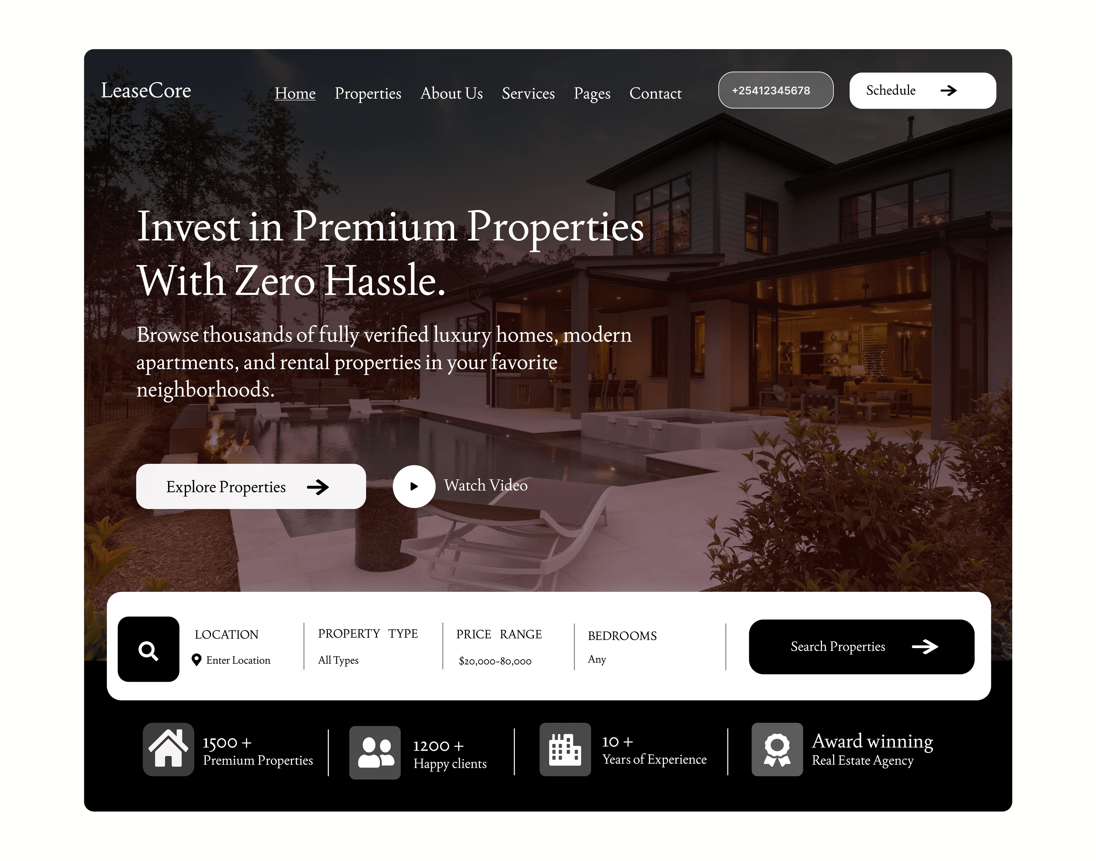 Real Estate Landing Page